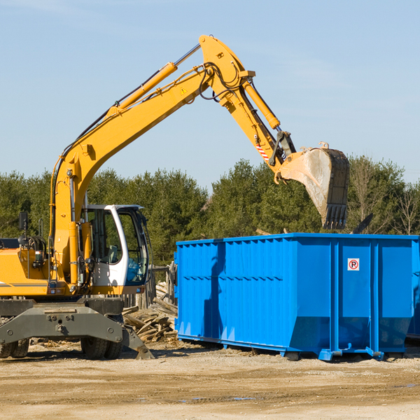 is there a minimum or maximum amount of waste i can put in a residential dumpster in South Mountain TX